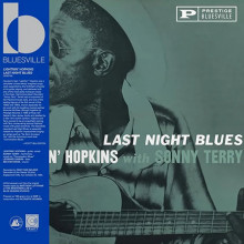 LIGHTNIN' HOPKINS & SONNY TERRY: Last night Blues ( Bluesville (Blueville Acoustic Sounds Series)