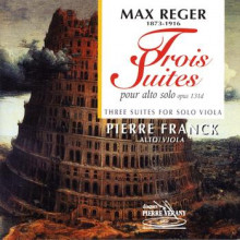 Reger: Tre Suites Per Viola Op.131d