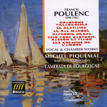 Poulenc: Opere Vocali E Da Camera