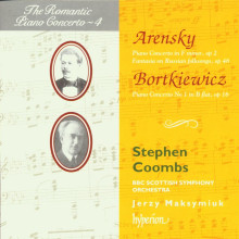 Concerti per piano Vol.4 - Arensky Bortkiewicz