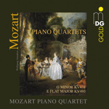 MOZART: Piano Quartets KV 478 & KV 493