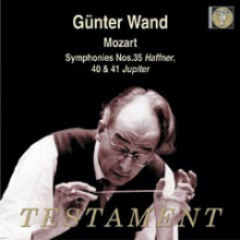 MOZART:  Symphony No.35 in D - K.385 ‘Haffner’
Symphony No.40 in G minor - K.550
Symphony No.41 in C - K.551 ‘Jupiter’