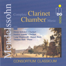 MENDELSSOHN: Clarinet Chamber Music