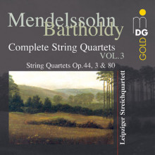 MENDELSSOHN: Quartets op. 44 - 3& 80
