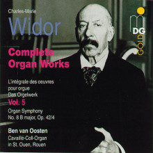 WIDOR: Opere per organo Vol. 5
