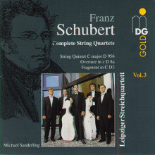 SCHUBERT: Quartetti per archi Vol.3