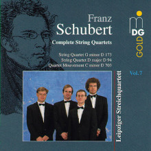 SCHUBERT: Quartetti per archi Vol.7