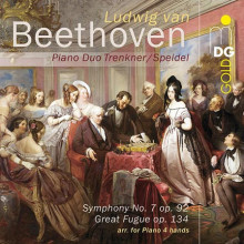BEETHOVEN: Sinfonia  N.7 - Grande Fuga Op.134 - Arrangiamento per piano 4 mani