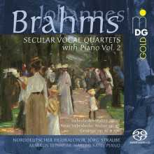 BRAHMS: Quartetti vocali profani - Vol.2