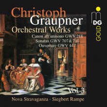 GRAUPNER: Opere orchestrali Vol.3