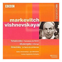 CIAIKOVSKY: Francesca da Rimini - MUSSORGSKY: 6 Songs - STRAVINSKY: La Sagra della Primavera