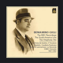 Beniamino Gigli canta varie arie