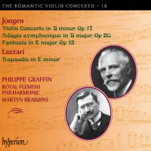 JONGEN: The Romantic violin conc - Vol.18