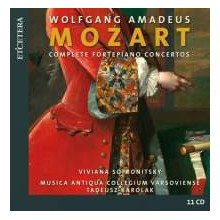 MOZART: Complete fortepiano Concertos