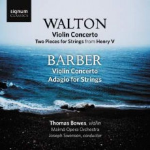 WALTON - BARBER: Concerti per violino