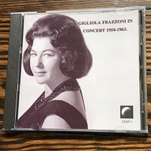 GIGLIOLA FRAZZONI in concerto 1954 - 63