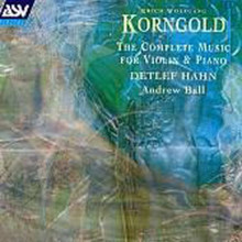 KORNGOLD: Integrale della musica per violino e piano