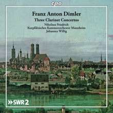 FRANZ ANTON DIMLER: Tre concerti per clarinetto