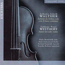 Walther - Westhoff:suites X Violino Vol.1