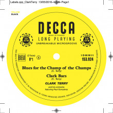 CLARK TERRY & ORCHESTRA with Paul Gonsalves (mono)