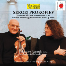 PROKOFIEV: 5 Melodie per violino Op.35 bis - Sonate per violinio e piano N.2 Op.94 bis